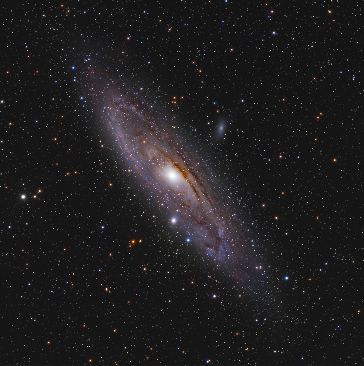 M31 -La galaxie d'Andromède en HaLRVB M31_HaLRVB_finale_reduit